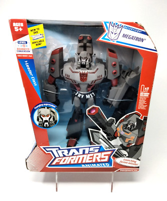 MEGATRON Transformers ANIMATED Leader Class Action Figure NEW NISB **READ**