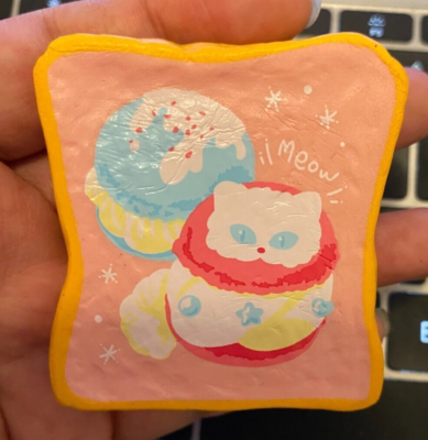 Mini ibloom Milk Sweet Toast Squishy | eBay