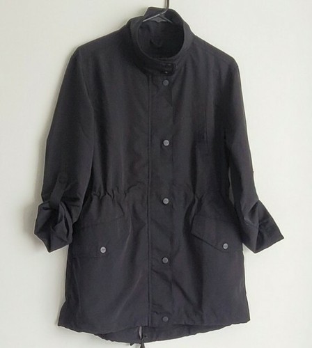 Sanctuary Lightweight Black Utility Jacket LARGE NWOT - Picture 2 of 6