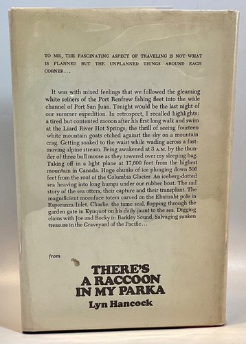 Hancock THERE'S A RACCOON IN MY PARKA 1977 First Edition - Imagen 11 de 11