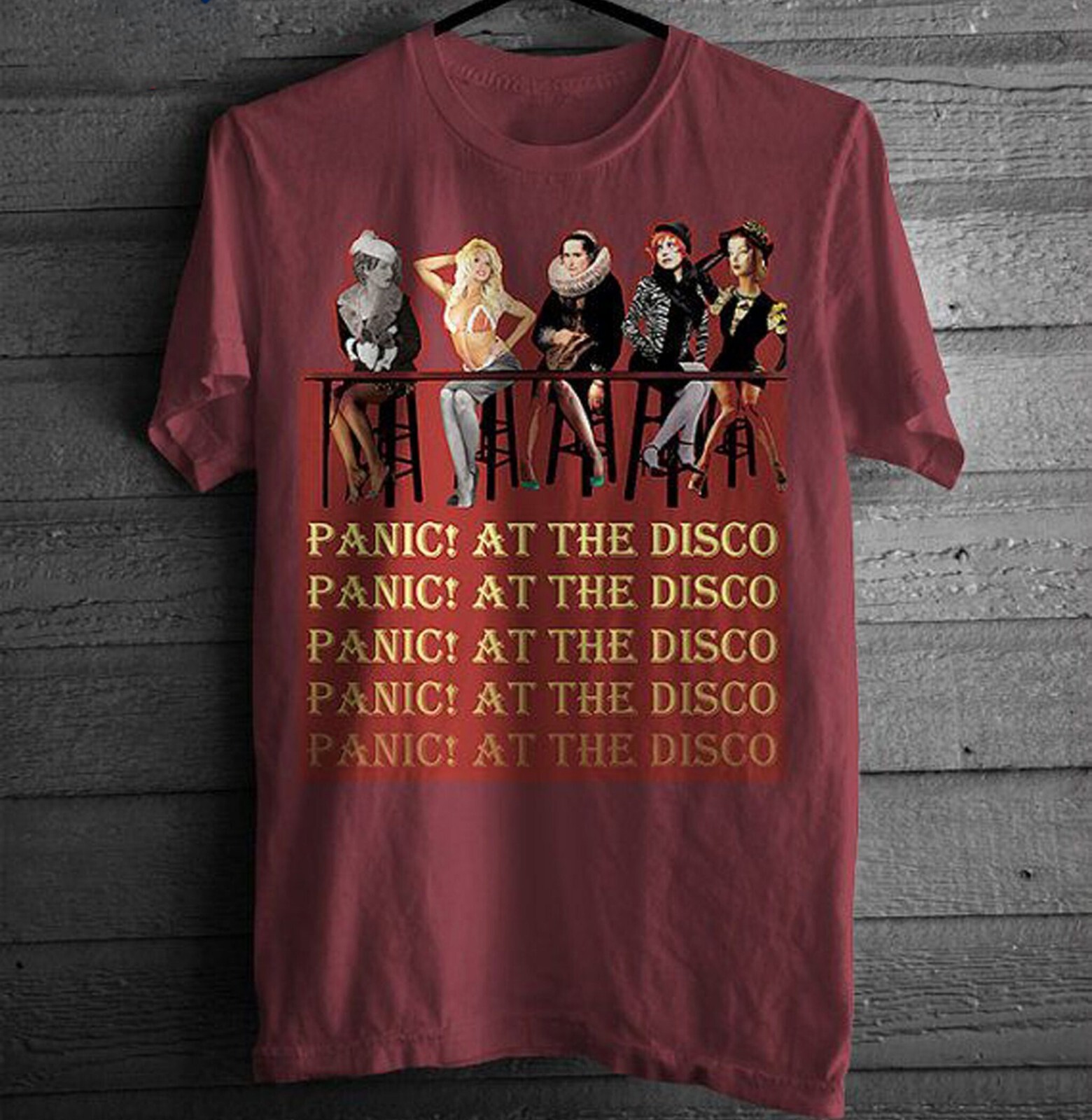 A Fever You Can't Sweat Out Panic At The Disco Red Unisex Full size Shirt
