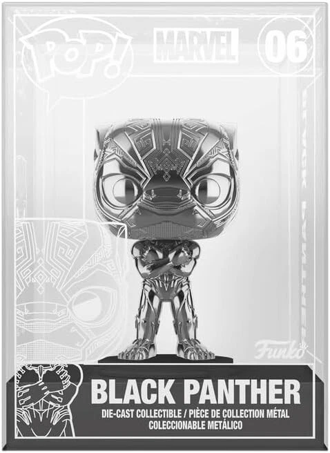 Funko Pop Die Cast Black Panther Chance Of Chase New & Sealed - image 3 of 4