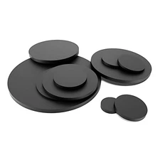 NBR Rubber Solid Discs Flat Round Pad Sealing Non-Slip Cushioning 1mm-10mm Thick