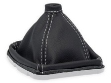 SCHALTMANSCHETTE FÜR ALFA ROMEO BRERA SCHALTSACK NATURLEDER NAHT WEISS