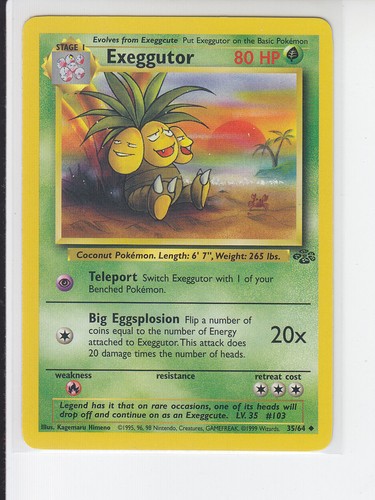 {+} Juego de Tarjetas Originales Vintage de Pokémon Jungla ELIGES de Wizards of the Coast WOTC - Imagen 10 de 69