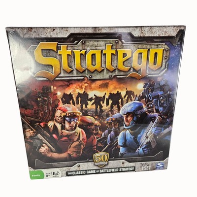 Stratego Board Game 50 Year Anniversary Strategy Family Fun Spin Master 2011 NEW
