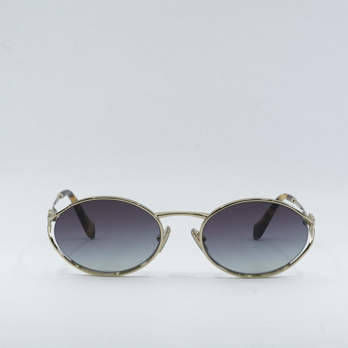New MIU MIU MU52YS ZVN5D1 Pale Gold/Grey Gradient 54-21-125
