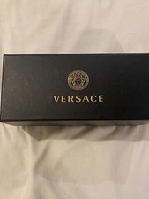 Versace sunglasses box with cleaning cloth, and paperwork - box only