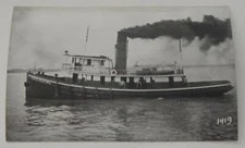 Steamship Steamer H. H. COLLE real photo postcard RPPC