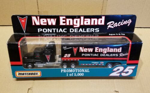 Matchbox Nascar Promo Transporter #25 John Swanson / New England Pontiac Dealers - Photo 1/2