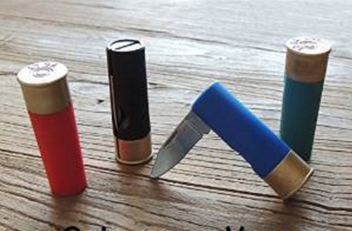 Two Red Color 12 Gauge Shotgun Shell Pocket Folding Knife Bullet Shot Gun Ammo Ebay