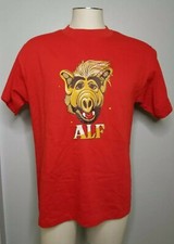 Vintage Alf Mens Medium Single Stitch T Shirt USA Made