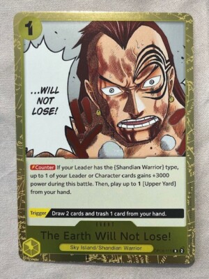 One Piece Two Legends - OP08-115R The Earth Will Not Lose! Foil