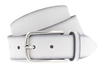 Vanzetti Denim Love 35Mm Full Leather Belt W105 GüRtel Accessoire White