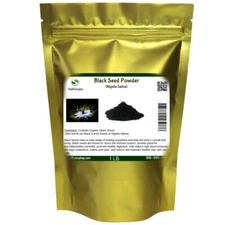 Black Cumin Seed POWDER Groud Pure Natural NIGELLA SATIVA Semilla Comino 1lb BAG