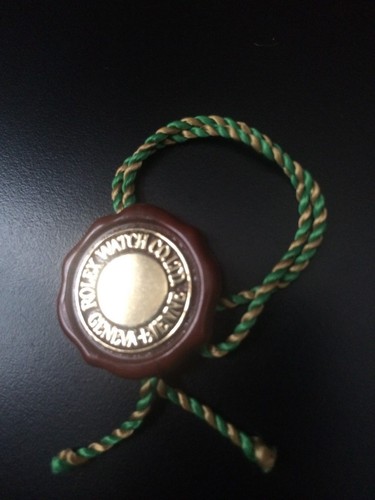 Etiqueta colgante de sello rojo vintage Rolex - ¡vendedor de hologramas de EE. UU.! - Imagen 5 de 5