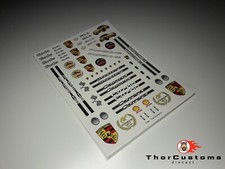 Porsche - Water-Slide Decals clear 1/64 scale.