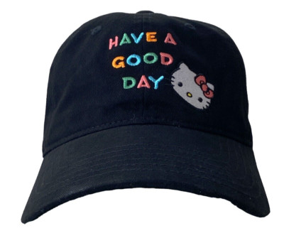 Hello Kitty Hat, Black Baseball Cap By Concept One BRAND NEW