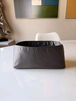 BIRKIN 25 GRAY SATIN INNER POUCH ORGANIZER
