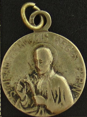 Vintage Saint Regis Medal Patron Saint of Social Workers Petite Medal Small Size