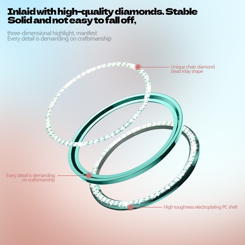 Diamond TPU Frame For Samsung Galaxy Watch 6 43/47mm Scratch Protector Bezel - 第 8/23 張圖片
