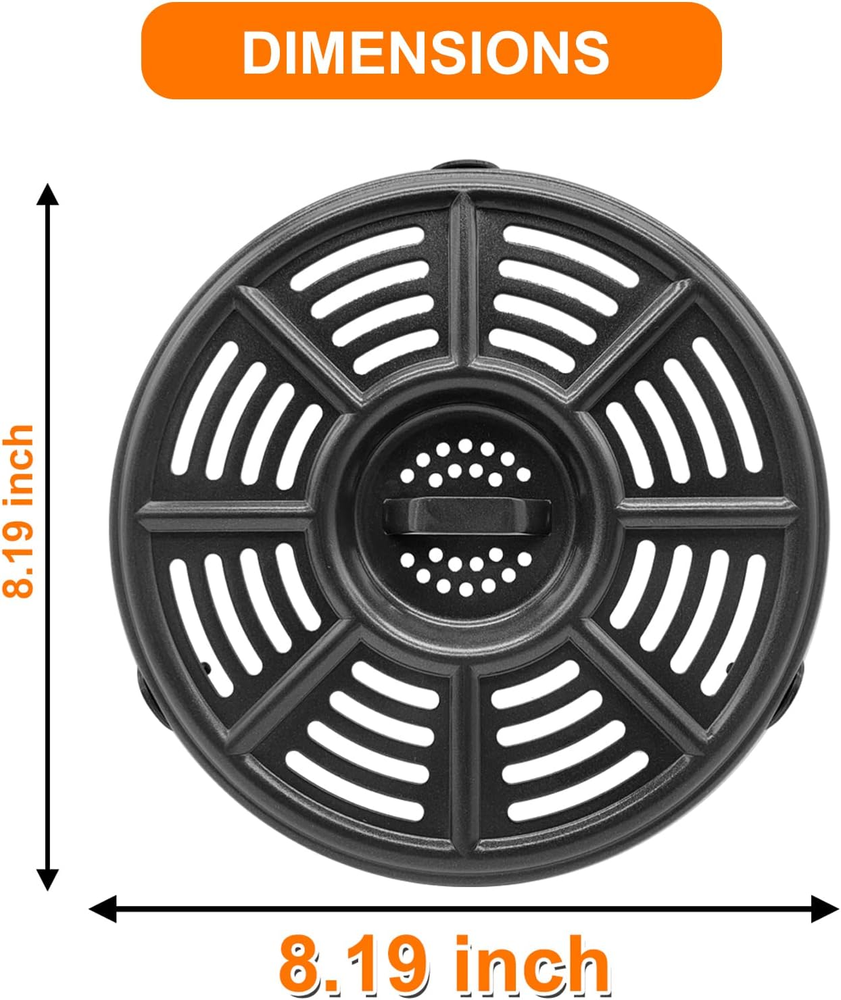 Ninja AF101 AF161 AF150 Air Fryer Accessories - 8.2-Inch Round Food Grate