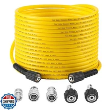 Tool Daily Pressure Washer Hose 50 FT X 1/4", Power Washer Replacement Extens