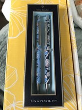 Vera Bradley Morning Shells Pen  Mechanical Pencil Set -NEW In Box 