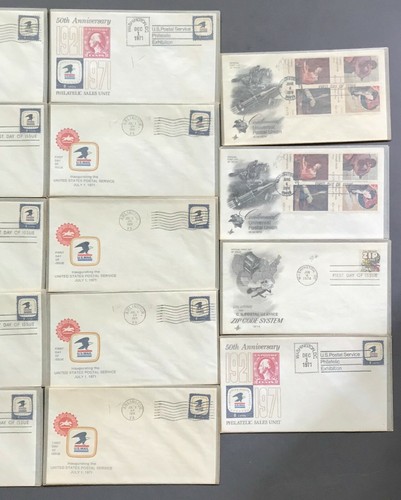Group of Nineteen Postal Themed First Day Covers July 1, 1971 – June 6, 1974 - Picture 8 of 8