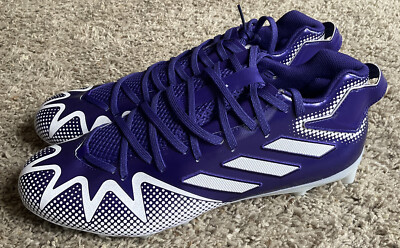 Adidas Freak 22 Team Football Super Cleats Purple/White Mens  display picture 3