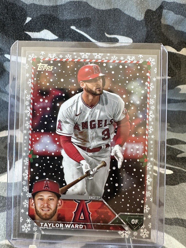 2023 Topps Holiday Taylor Ward Metallic Snowflakes (Rare) Angels H131