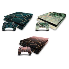 ELISABETH FREDRIKSSON ART MIX VINYL SKIN DECAL FOR PS4 SLIM CONSOLE  CONTROLLER