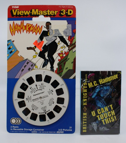 British Knights MC Hammer U Can’t Touch This Sealed Promo Tape w View Master 3-D - Picture 2 of 20