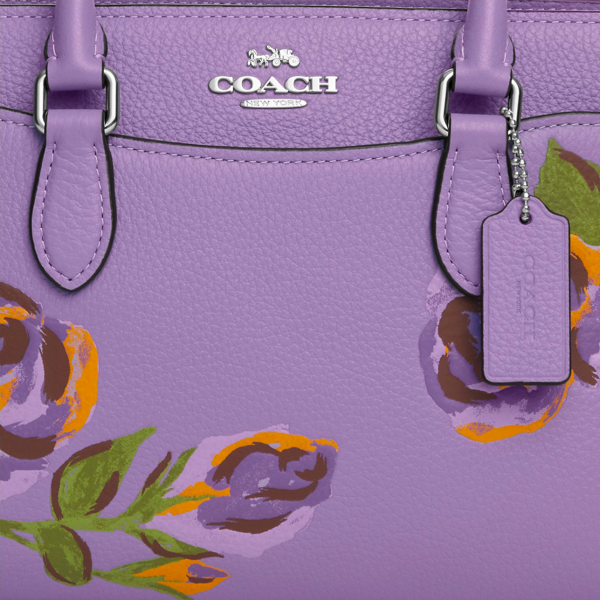 Nwt Coach Mini Darcie Carryall With Rose Print CL423 | eBay