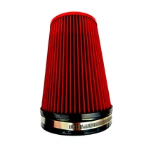 6 inch 152 mm Inlet - RED Cold Air Intake Air Filter Replacement Performance