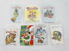 Mixed lot of Disney Christmas Pins on cards  - set of 7 