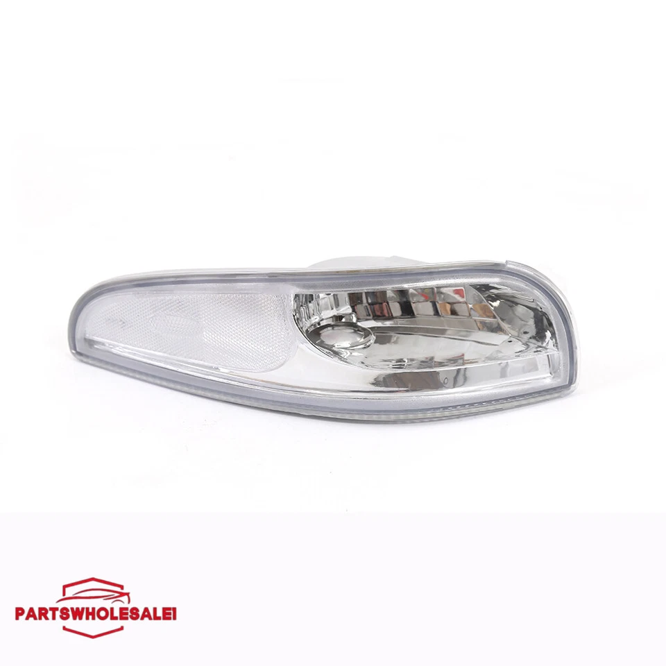 Fit 1997-04 Chevy Corvette C5 Bumper Corner Signal Turning Light Chrome Housing Foto 4 de 4