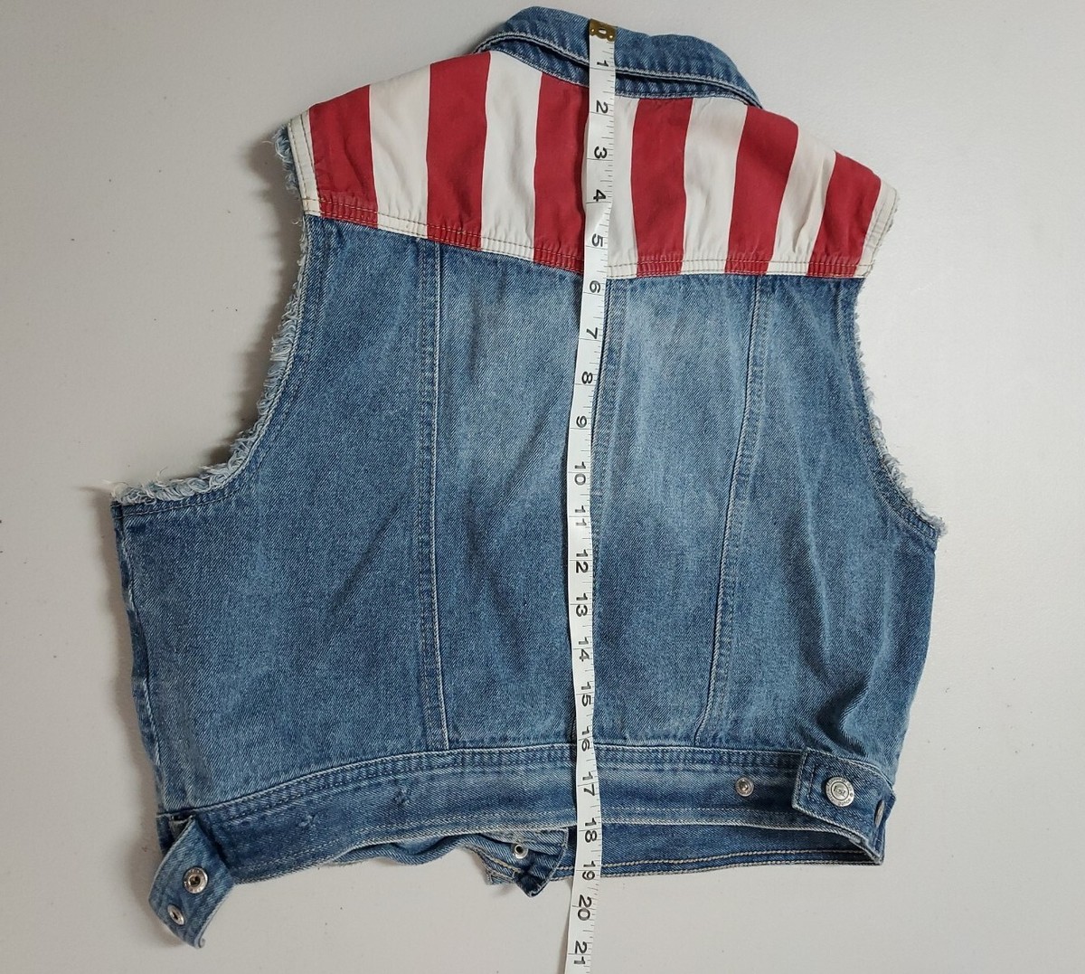 【美品】AMERI VEST LAYERED DENIM JACKET Layered Hooded Denim Vest – G-Style USA
