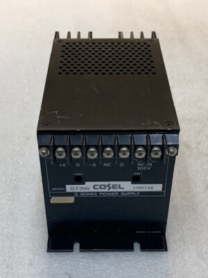 Cosel Power Supply Unit GT3W AC100V IN +/- DC 12V Used Good Condition