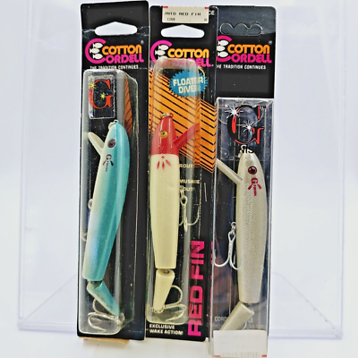 Leurre Crankbait Cotton Cordell Ripplin' Redfin - Lot #7100 - Très Bon État