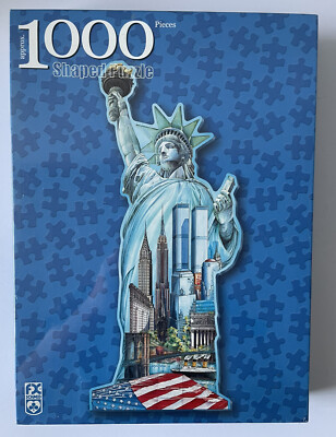FX Schmid 1000 Piece Statue of Liberty Shaped Puzzle (Twin Towers), New ...