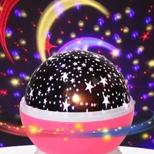 Light Projector Night Lamp Led Rotating Star Sky Galaxy Gift Decor Room