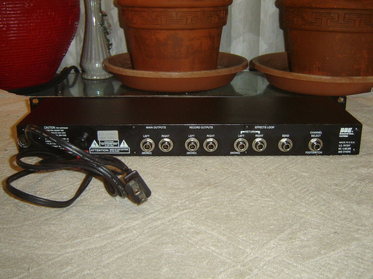 BBE Sound 381, Guitar Preamp, 2 Channels with Equalizers, Vintage