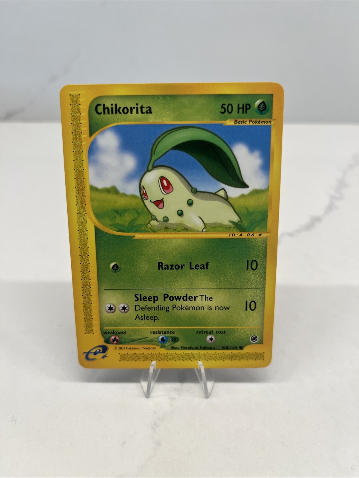 Pokemon Card - Chikorita Expedition 100/165 Common Non-Holo NM
