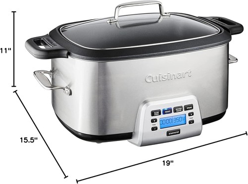 Cuisinart MSC-800 7-Quart 4-in-1 Cook Central Multicooker, Broken Handle - Picture 3 of 7