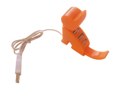Hub USB Splitter 4 Ports Inves CS-710 - Forme De Chat Avec LED - 54 Cm