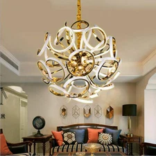 chandelier LED Ceiling Fixture Curtain pendant light hang lamp home Yc.R