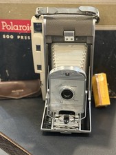Vintage Polaroid High Speed Land Camera Model 800 With Accessories, case, film