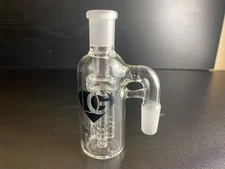 14mm Glass Diamond Glass Ash Catcher 90deg.