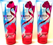 Bath Body Works PARIS AMOUR Triple Moisture Body Cream, 8 oz, NEW x 3